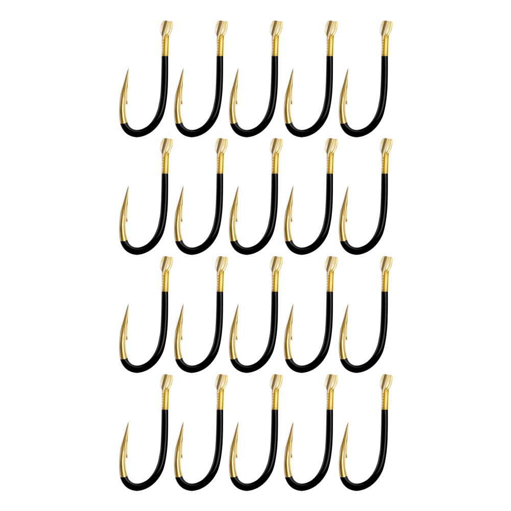 [Jianxin] 20Pcs Titanium Alloy Fishing Barbed Hook Worm Bait Holder Fish Tackle Tools
