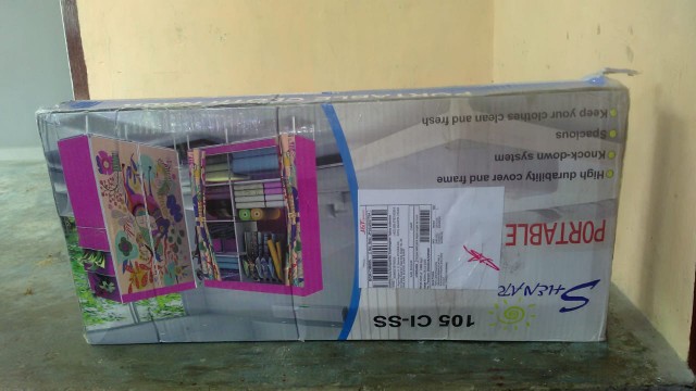 Toko Lemari/lemari Pakaian/lemari Portable Bongkar Pasang (105 Ciss) Shenar