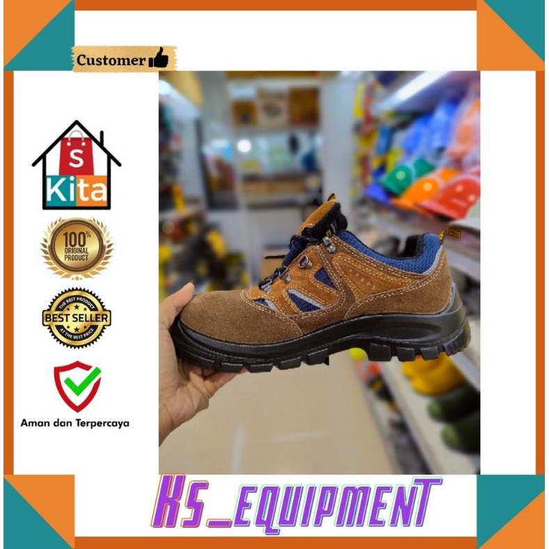 Krisbow Sepatu Safety/Safety Shoes Prince 4 inc/Sepatu besi/Sepatu proyek/kerja