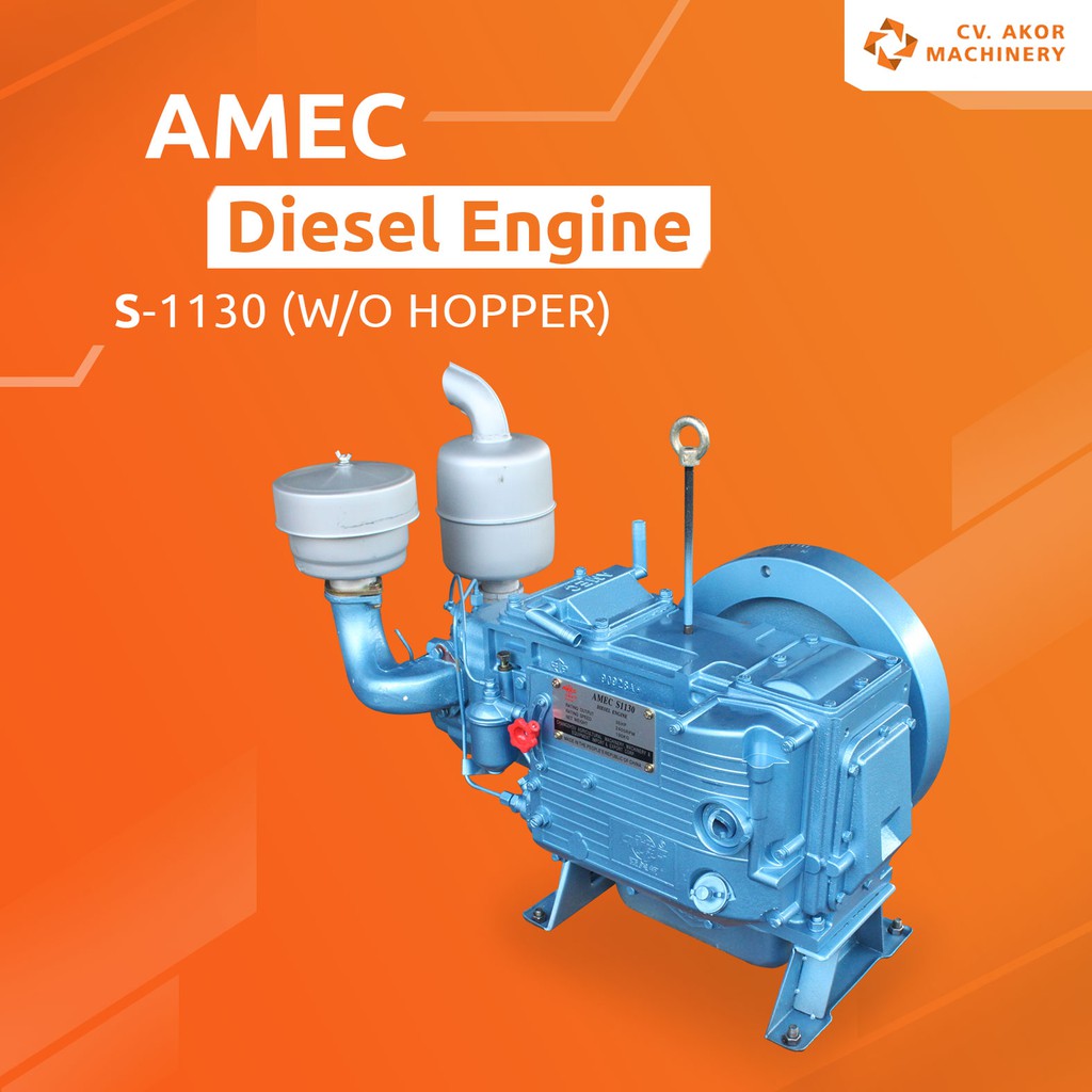 Jual Mesin Diesel 35 Pk Diesel Engine Amec S 1130 T T Shopee Indonesia