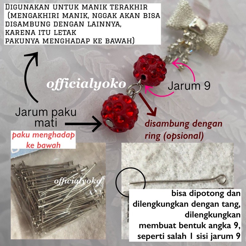 Jarum Paku / Jarum 9 o / Jarum Mati / Jarum Jamur