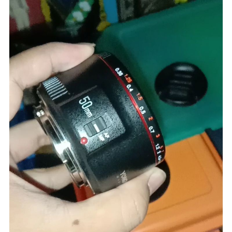 lensa fix yn yongnuo 50mm mark ii