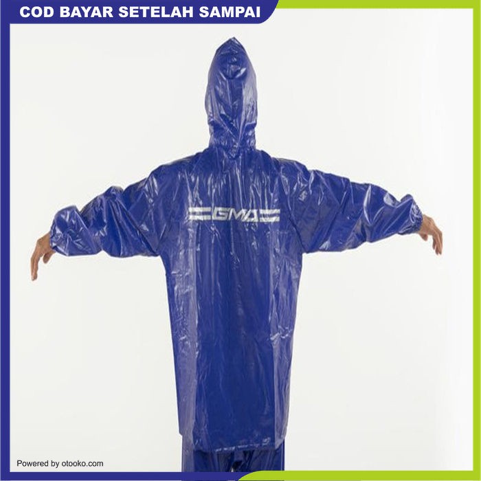 Jas Hujan Karet PCV Original GMA Raincoat Legenda kyk Axio Europe  ALLSIZE BIRU