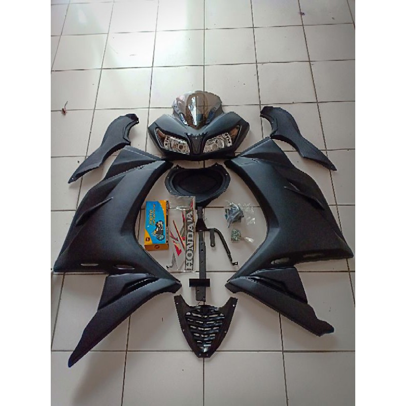 variasi fairing depan full cb 150r old cb150r new led