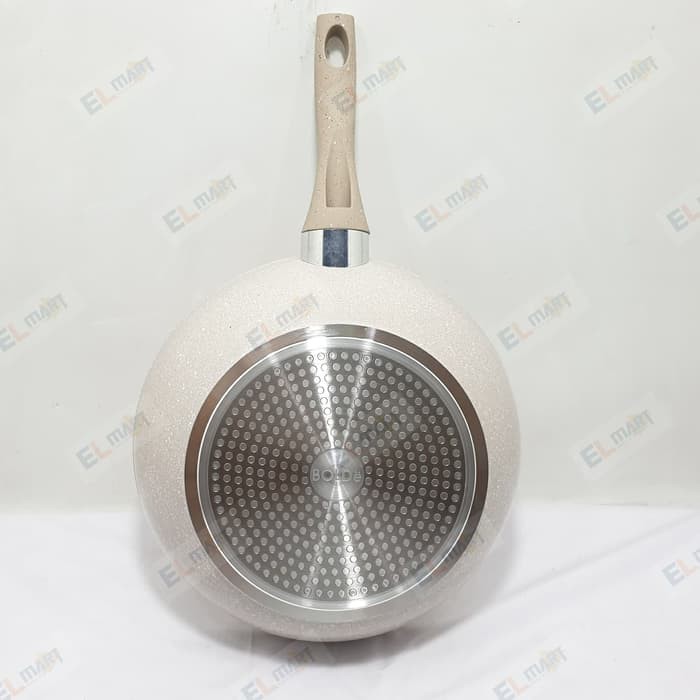 SuperPan Granite Bolde Wok Pan 30 cm Beige premium quality induksi