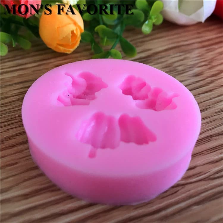 3D Silicon Mold Fondant Cake Decoration - 3 Holes Twin Pepper