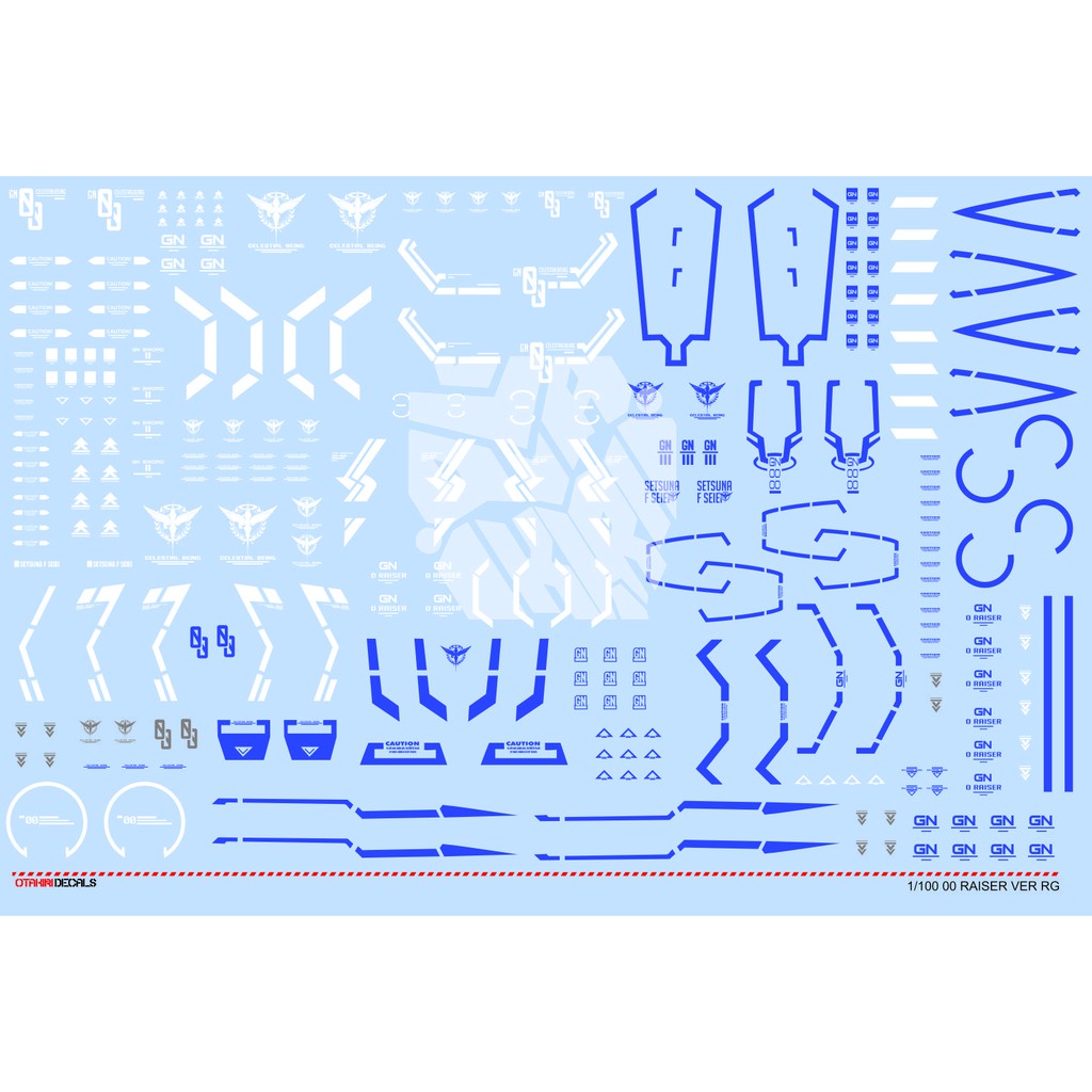 OO Raiser RG New Decal Skala 144