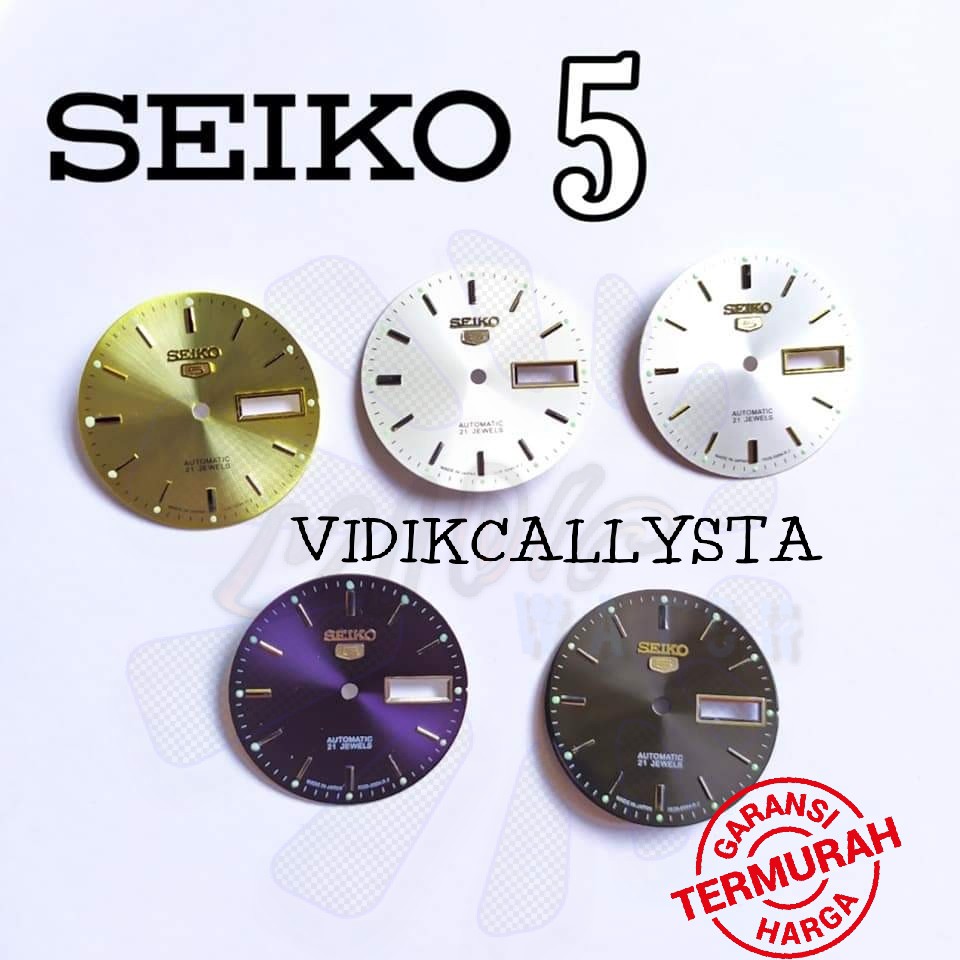 Plat Dial Seiko 5 Automatic SNKA07K1 SNKA07 Plat Dial Display Analog