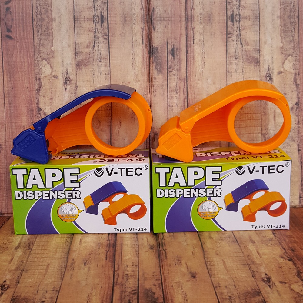 Tape Dispenser Lakban OPP Bahan Plastik - Tape Cutter V-Tec Type VT 214