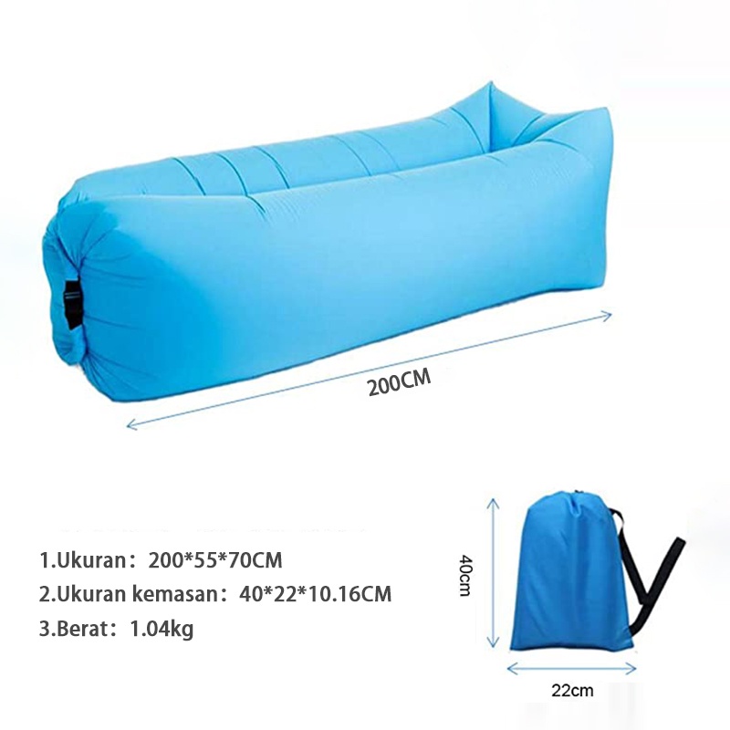 Kursi Angin Malas Kasur Santai Lazy Bag Air Sofa Bed Bean Chair