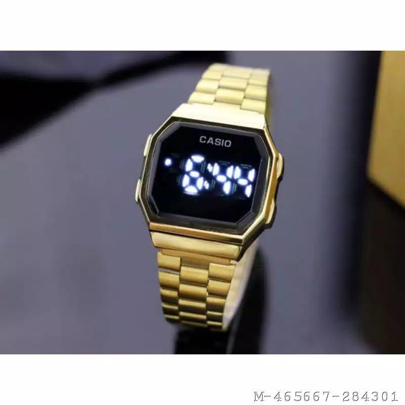 JAM TANGAN WANITA CASIO RANTAI A168/167 STAINLESS VGSH-112Variasi：A168 GOLD, A168 ROSEGOLD, A168 SIL