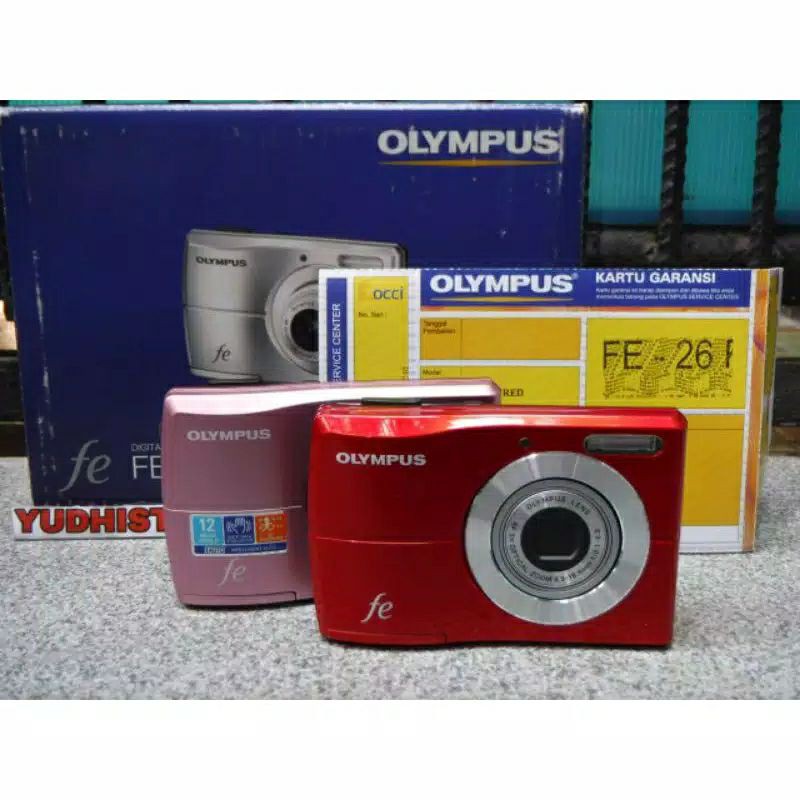 Kamera Olympus FE-26 Garansi Resmi OCCI Kamera Pocket Type Baterai AA