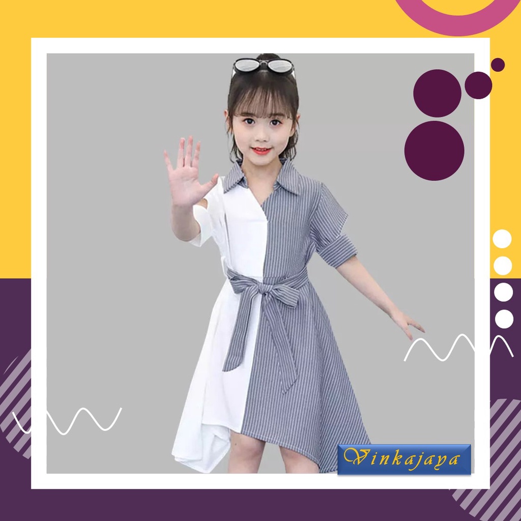 Baju Anak Perempuan Cewek Usia Umur 7 8 9 Tahun Thn x12 Bulan Dress Pesta VirnaKids