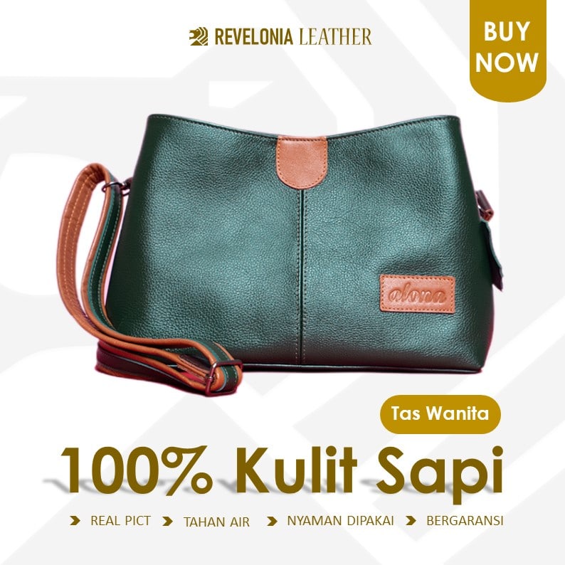 Tas Kulit Wanita ALONA Shoulder Bag Wanita Kulit Asli Tas wanita kulit asli hand bag wanita kulit  t