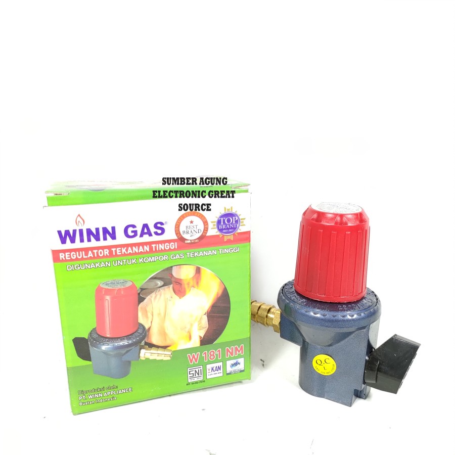 W181NM Regulator Winn Gas Puteran Tekanan Tinggi Dengan Pengaturan Gas