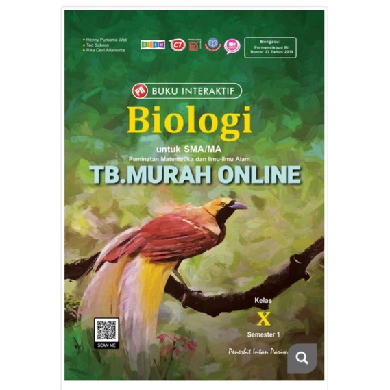 Buku PR/LKS interaktif biologi kelas X,10 semester 1 (K13 revisi) intan pariwara, 2021