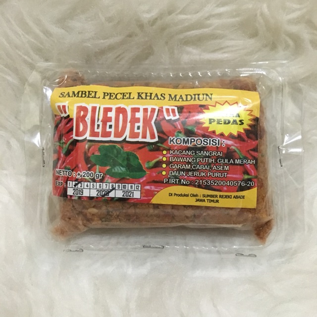 

Termurah-Sambal Pecel Khas Madiun Bledek