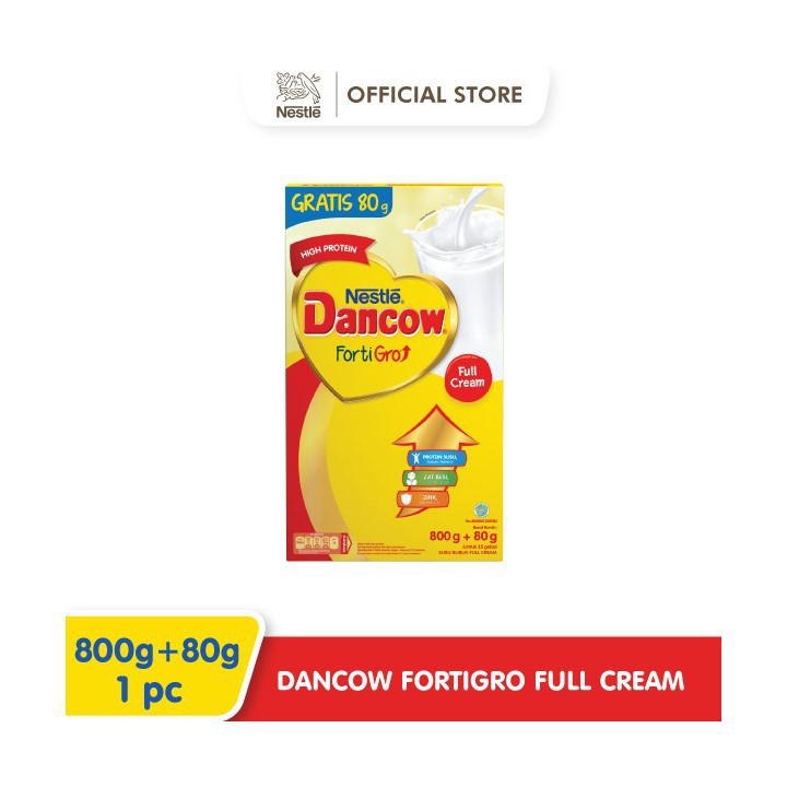 

Dancow Fortigro Susu Bubuk Full Cream Usia Sekolah Box 800G+80G