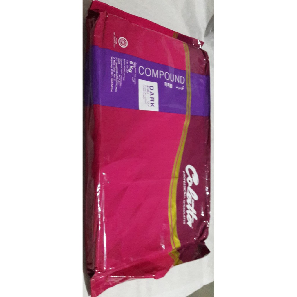 Colatta Dark Chocolate Compound 1Kg Colatta DCC Coklat Masak Colatta Dark Chocolate Compound 1Kg Colatta DCC Coklat Masak