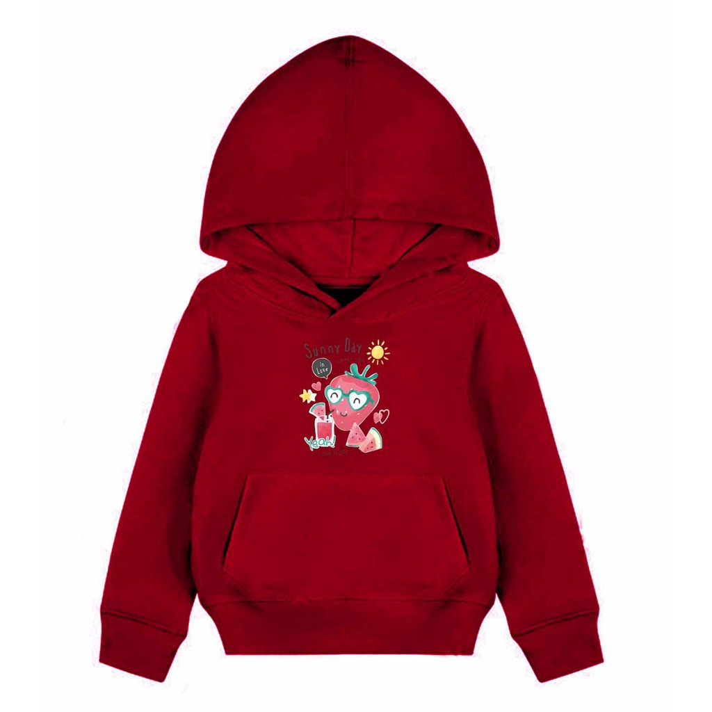 Hoodie Anak Sunny Day Sweater Pakaian Fleece Anak