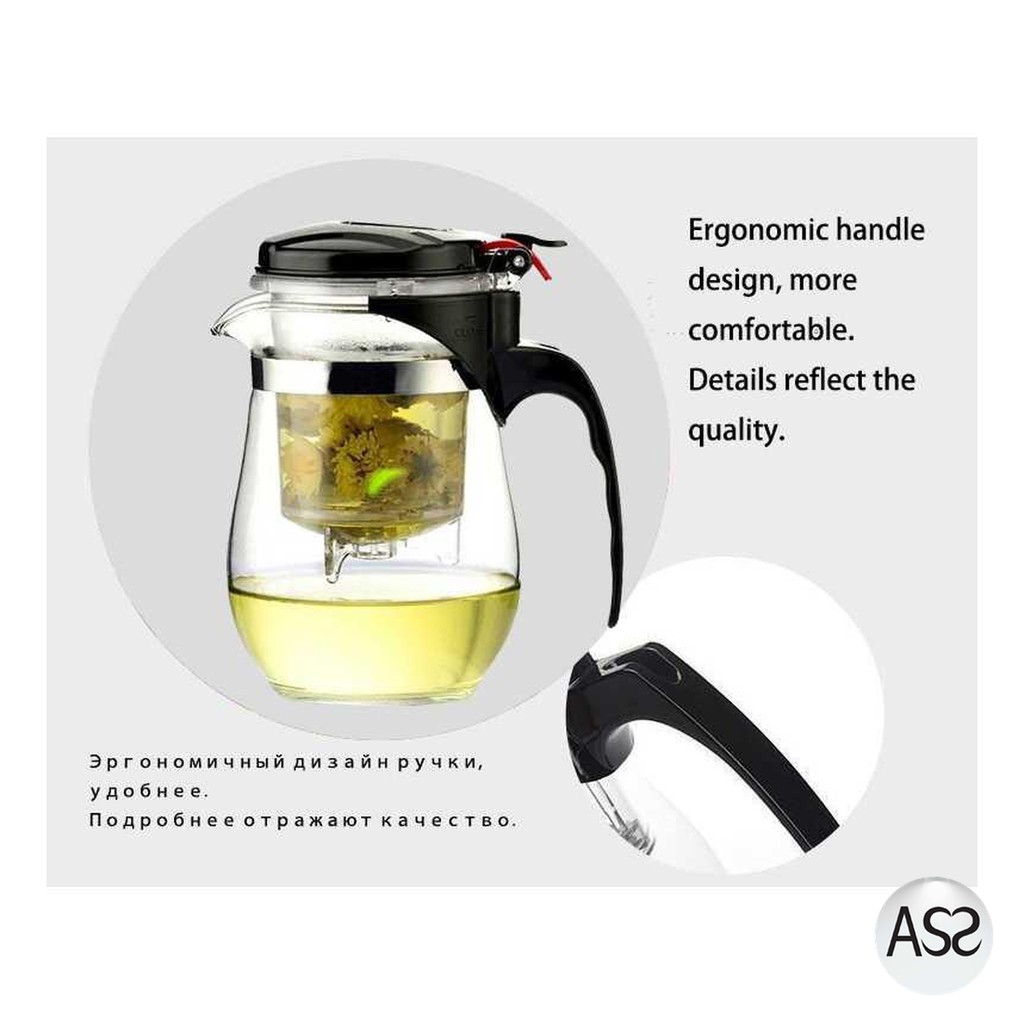 ASS Shop - OneTwoCups Teko Pitcher Teh Chinese Teapot Maker 500ml - TP-757