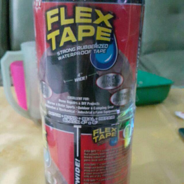 Lakban Waterproof Flex Tape Isolasi Ajaib Anti Air Multifungsi Tambal Bak Bocor 4x150cm