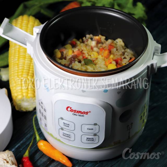 COSMOS RICE COOKER MAGIC JAR MAGIC COM MINI TRAVEL CRJ 1031 KECIL 0.3L SEMARANG