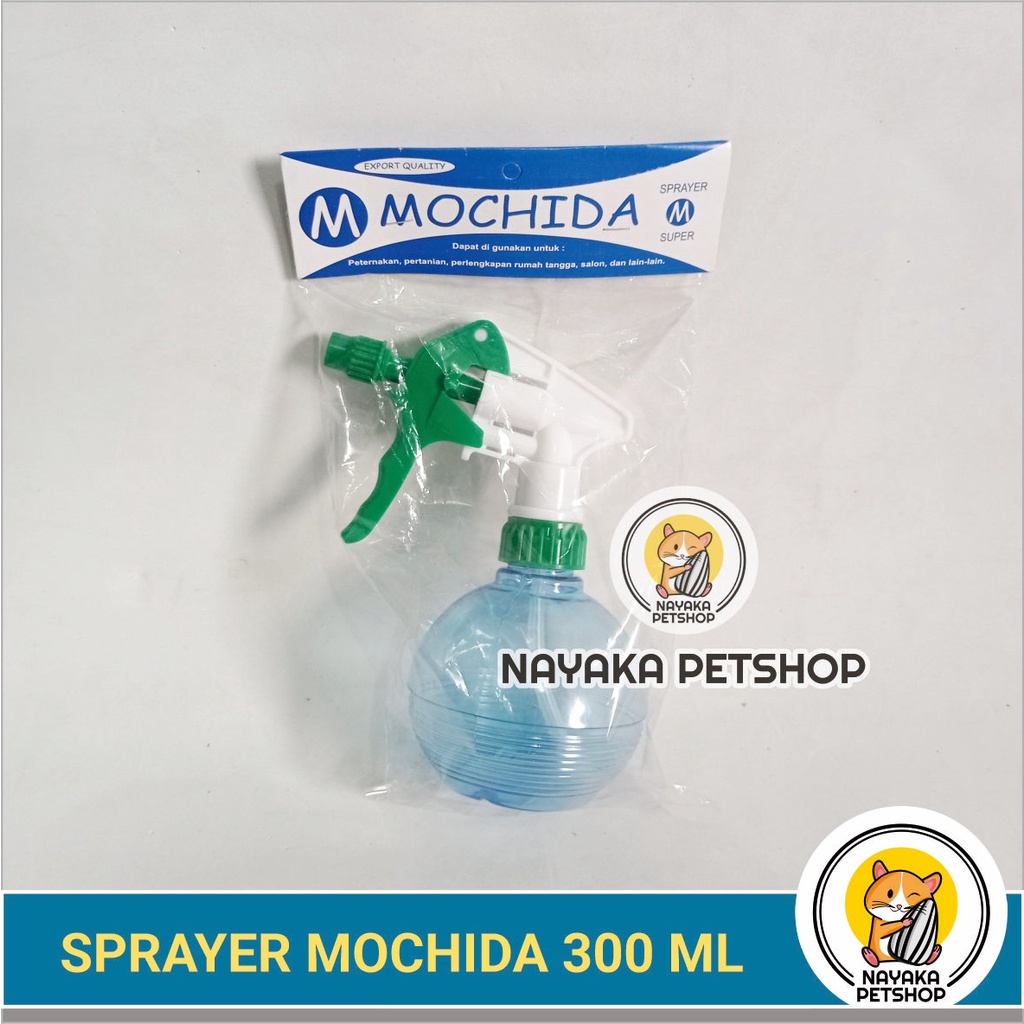 Sprayer Mochida 300 ml Botol Bulat Semprot Air Semprotan Burung Disinfektan Tanaman Hand Spray