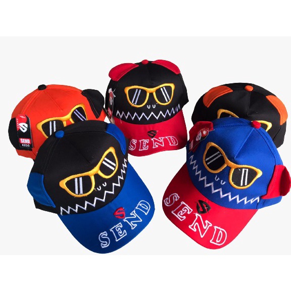 Topi Baseball Anak Model Casual SEND Bahan Drill