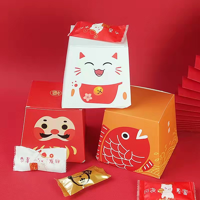 Kotak Imlek CNY Box Dus Packaging Hampers Sincia Kue Kering Cookie 3n1