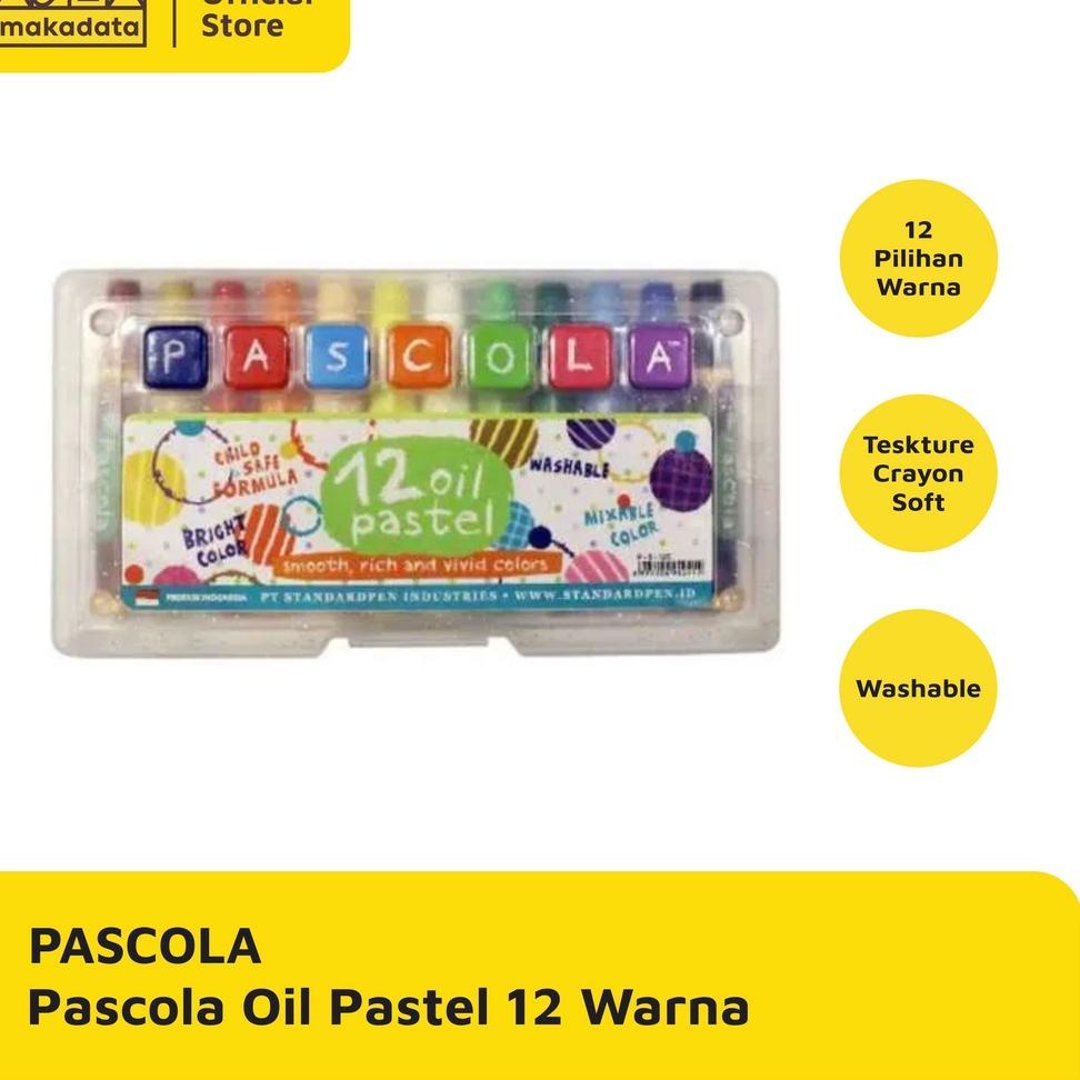 

Ready Gan // RnI CRAYON / OIL PASTEL PASCOLA ISI 12 WARNA MURAH //Diskon@lagi