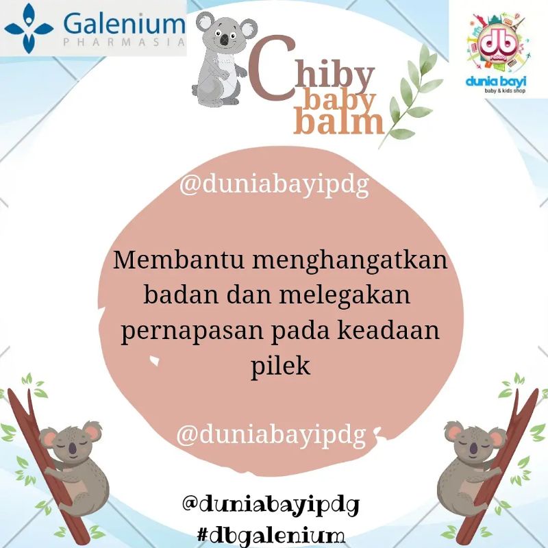 Chiby Baby Balm 20gr / balsam baby