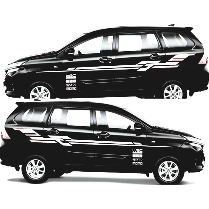 terlaris stiker mobil avanza cutting stiker avanza striping avanza