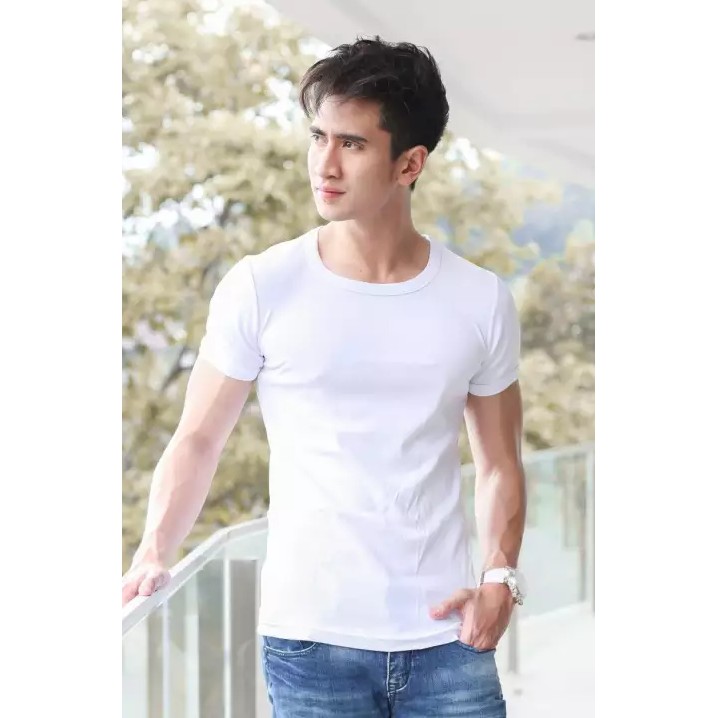 KAOS PRIA OBLONG CRESSIDA  003 / KAOS POLOS PRIA / KAOS DALAM PRIA  - UD PUTRA TS