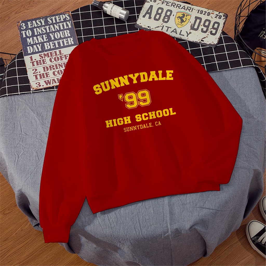 SND 99 HIGH SCHOOL SWEATER FLEECE UNISEX TEBAL TERBARU'