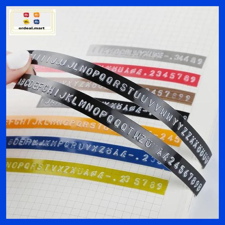

6Rtiut7- Cidy Dymo Embossing Label Maker - Merah Muda 5Ea5W5-