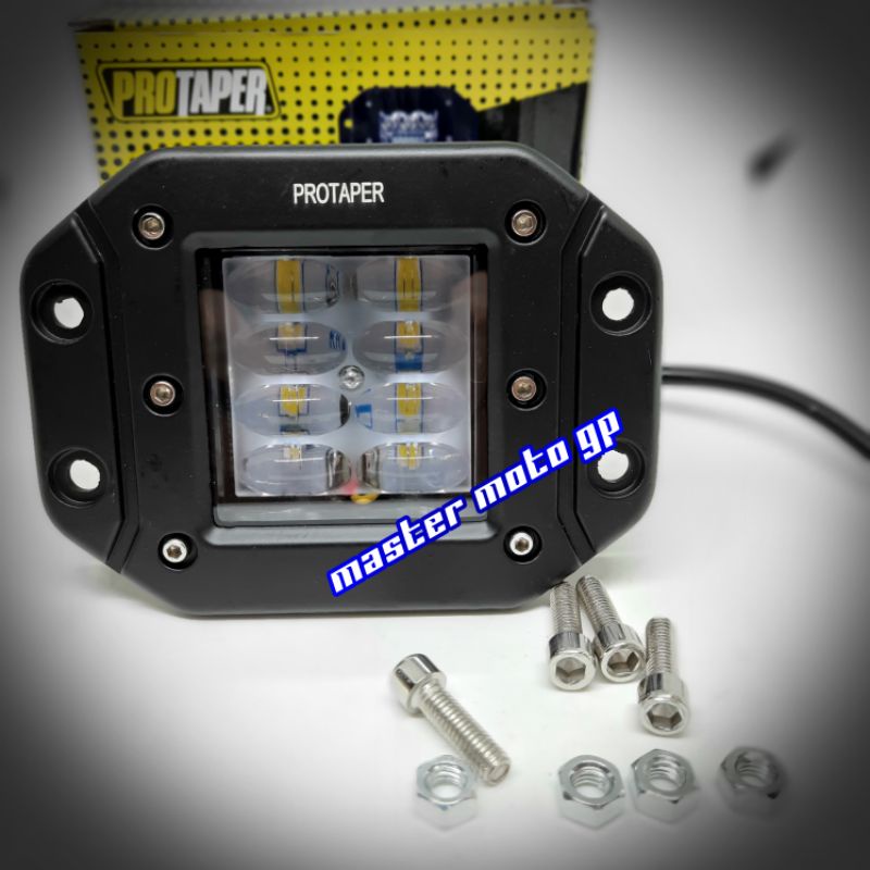 lampu sorot PROTAPER lampu tembak LED PROTAPER volt power DC 12 -80V/12W Trail KLX CRF BF KTM