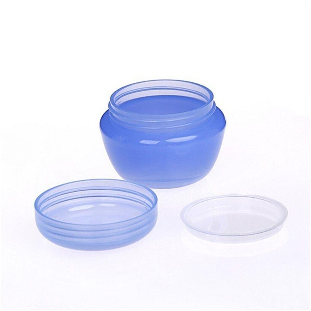 Solighter 5Pcs/lot 10g Pot Krim Wajah Portable Tempat Kosmetik Tutup Dalam Wadah Kosong