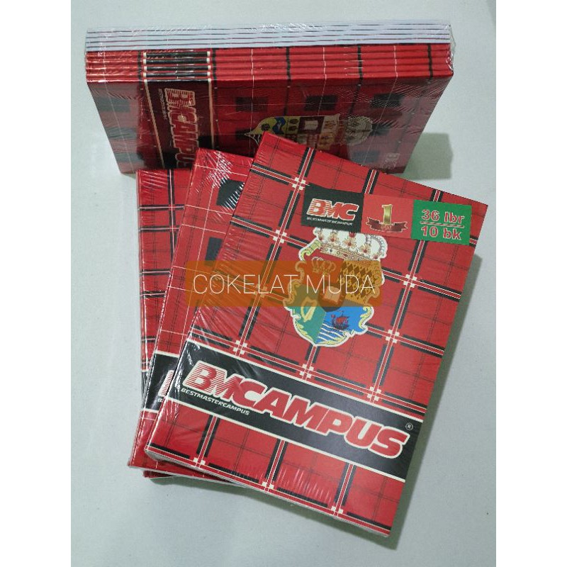 

Buku Tulis BM Campus Boxy 36 LB (Pack)
