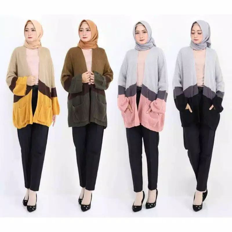 Cardigan Sweater Rajut Cable Tebal PREMIUM | Cardigan Rajut Jumbo Mariza Outer Korean Style Kekinian Terbaru 2021 Baju Rajut Tebal Premium Outer | OOTD Remaja Kekinian 2022 | [COD] Bayar di Tempat