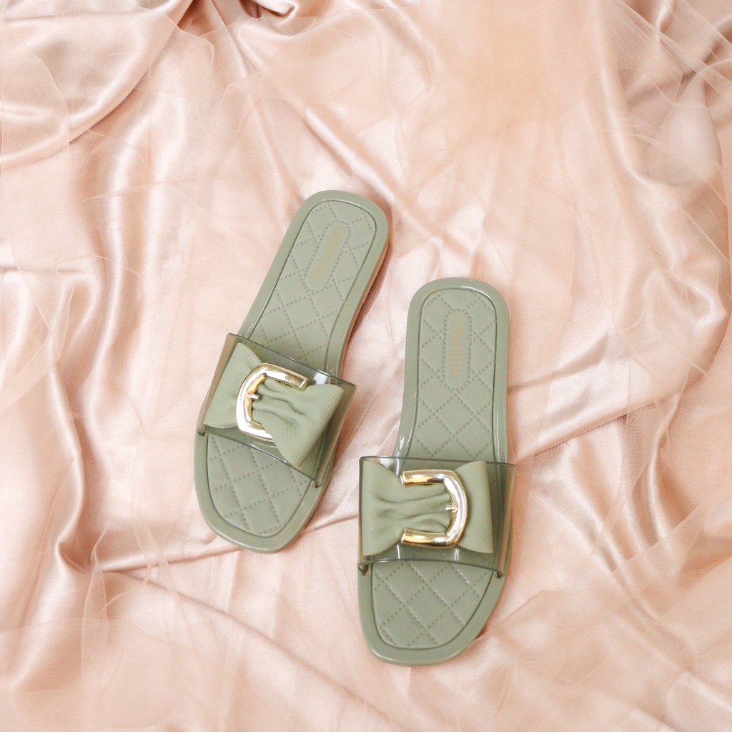 Alara Sandal Selop Wanita Slip On Teplek - Demorin