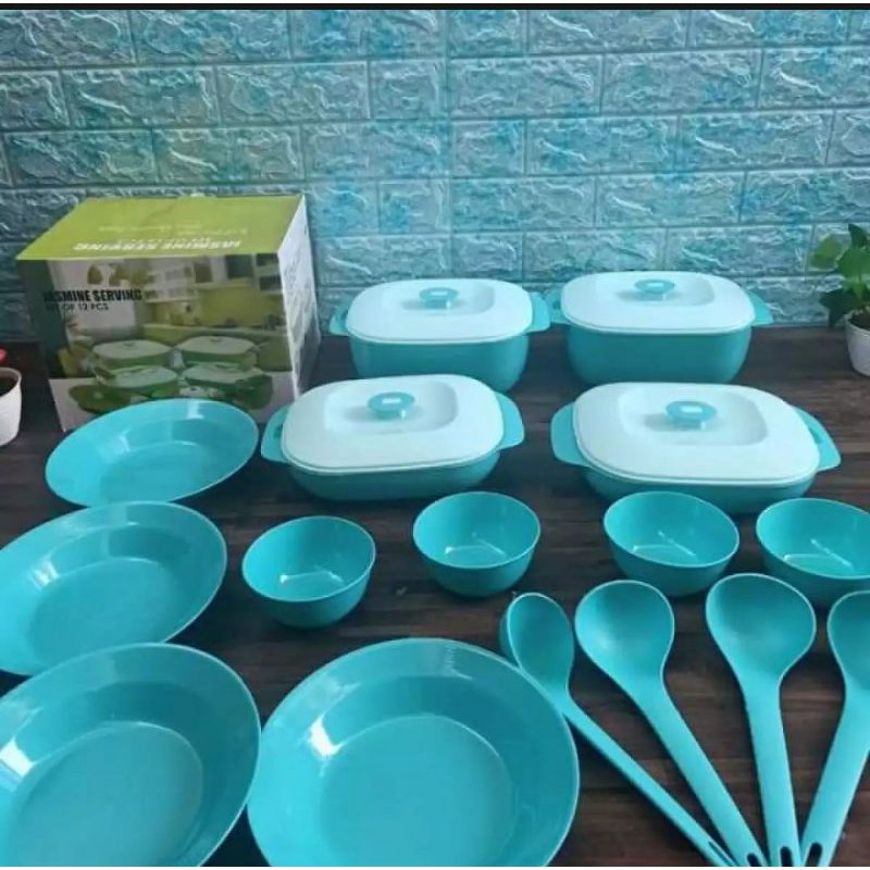 jasmine serving set 12 pcs+centong