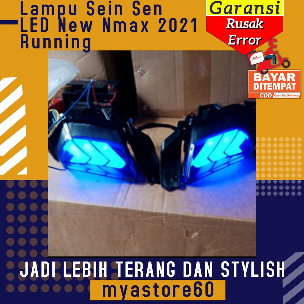 Lampu Aksesoris Variasi Sein Sen LED Yamaha New Nmax N max 2021 Running Sein Led Sein Sign Nmax New