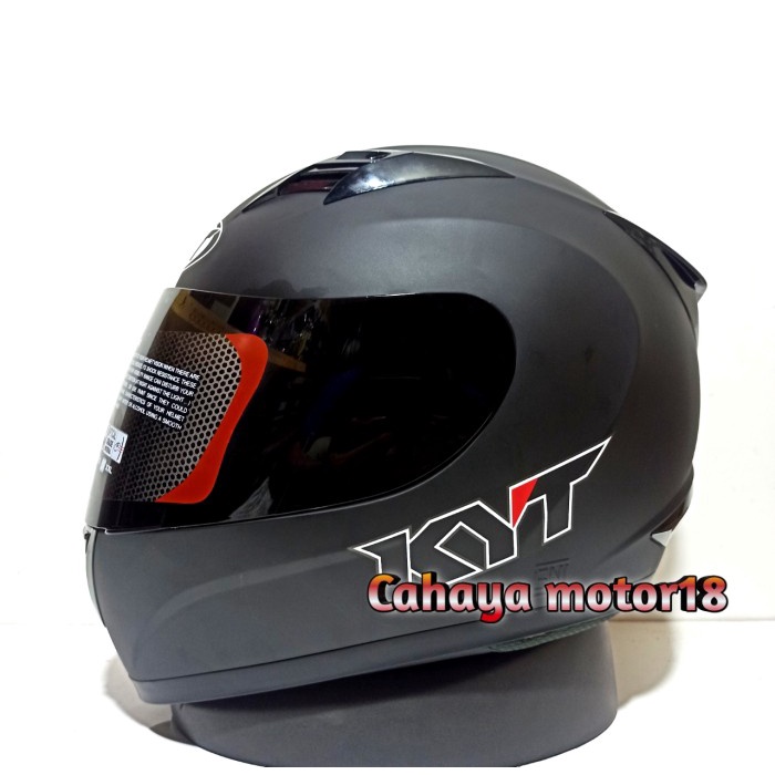 helm kyt r10 hitam doff