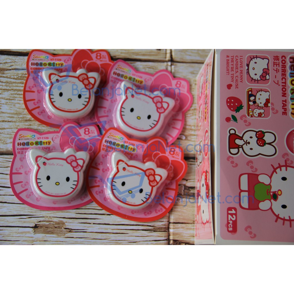 Correction Tape (Tipex) Kepala Hello Kitty KT-1126 [1 LUSIN]