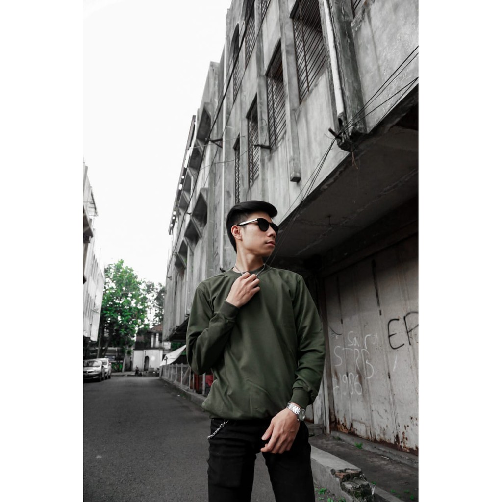 Sweater Polos  Basic Wanita Pria Kekinian Terlaris-1