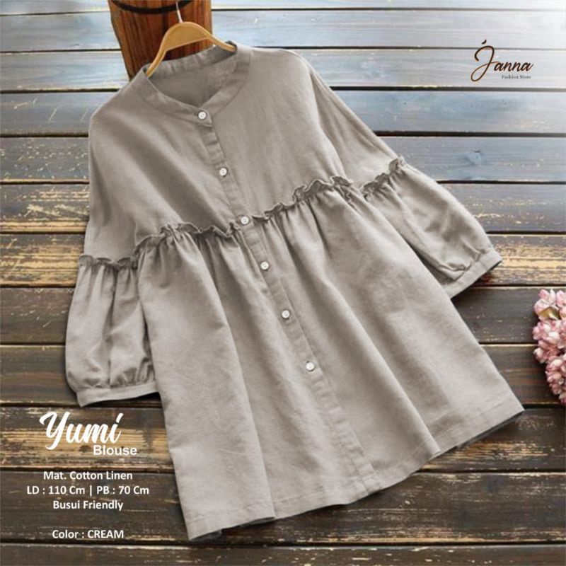 YUMI/KINAN BLOUSE BAJU WANITA TERBARU