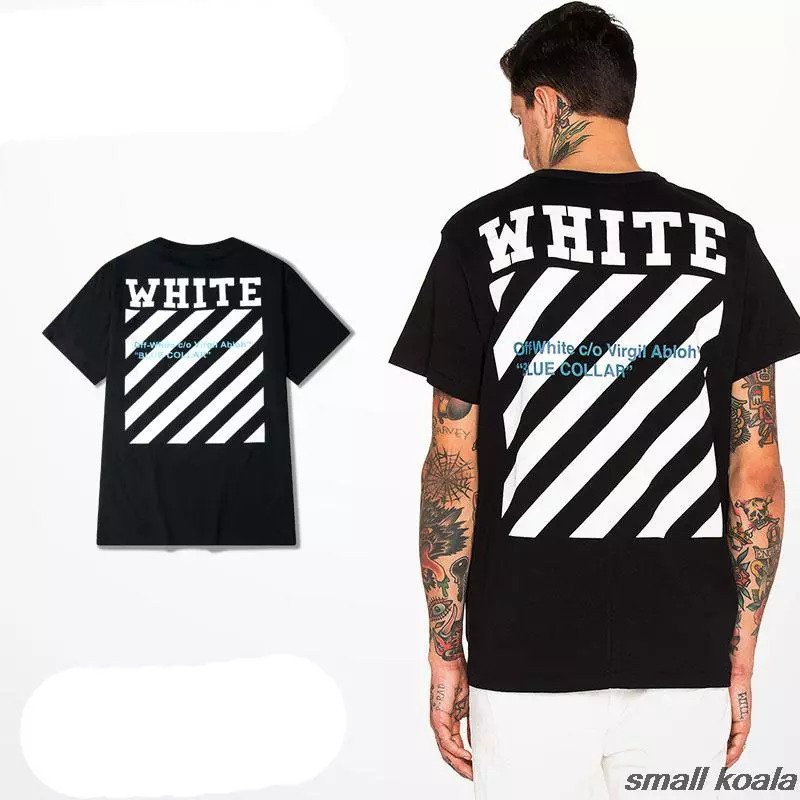 (BISA COD) KAOS OFF WHITE / KAOS DISTRO BM / KAOS PRIA ORIGINAL / BAJU MURAH