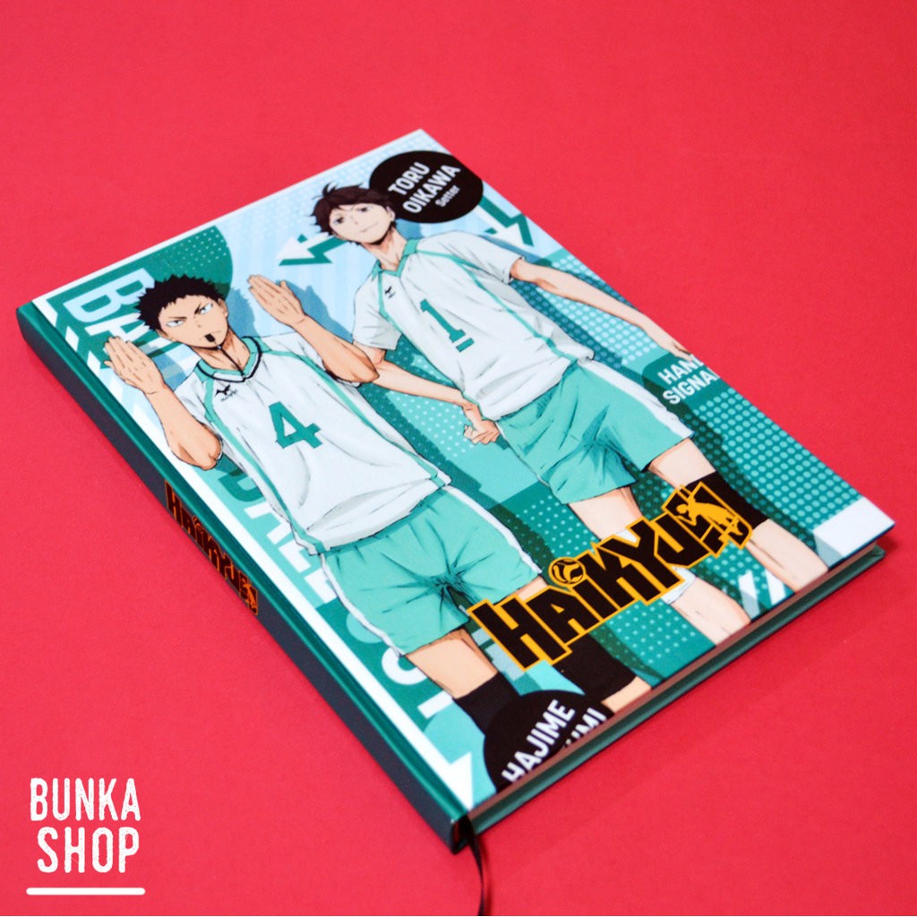 

Note Book Anime Haikyuu Oikawa and Iwaizumi Hardcover A5 Jurnal Agenda Planner Notebook Gift Couple