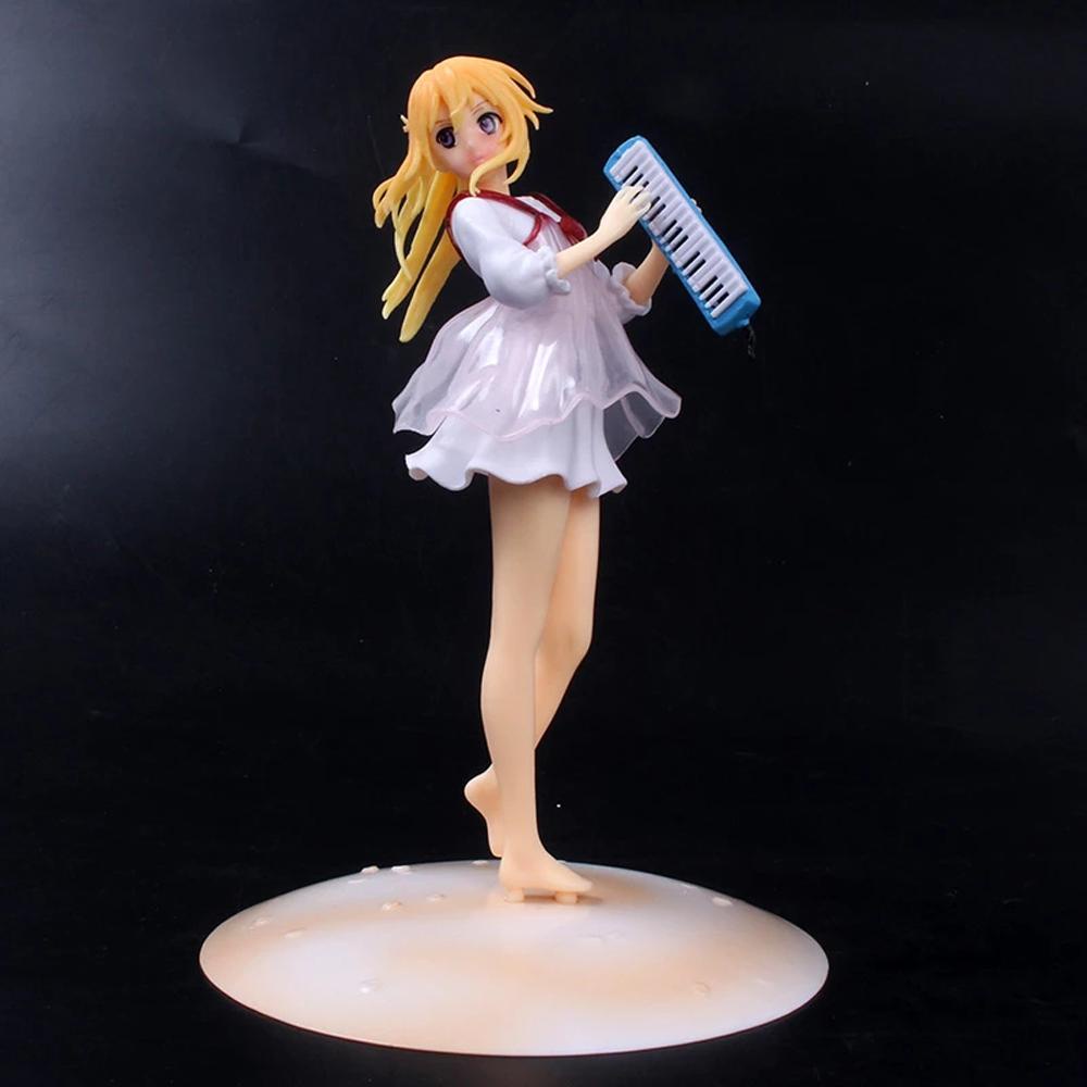 Agustina April is your lie Girl Figure Mainan Model Dekorasi Mobil PVC Liggen In April Action Figure